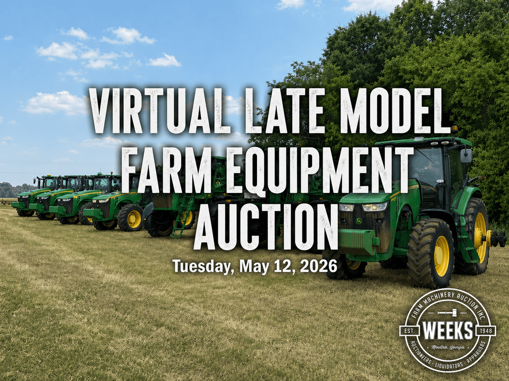 Image for VIRTUAL LATE MODEL FARM EQUIPMENT AUCTION - Tuesday, May 12, 2026