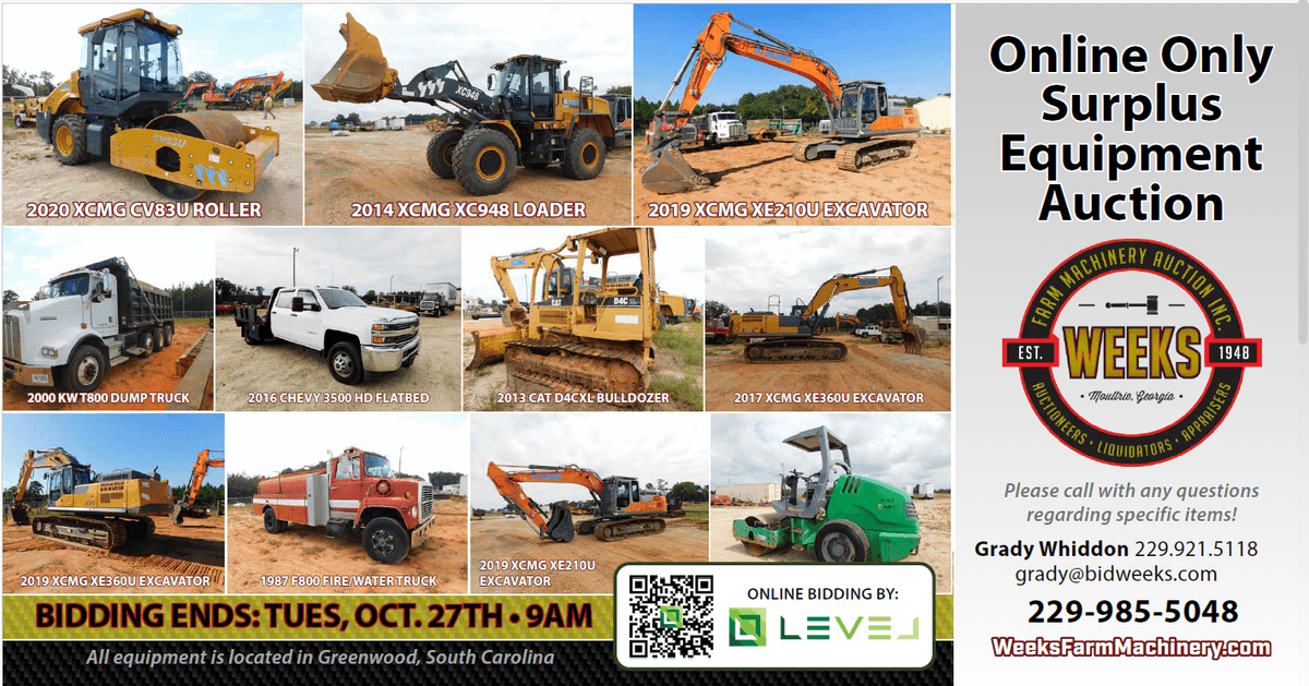 Image for VIRTUAL ONLINE ONLY SURPLUS EQUIPMENT AUCTION