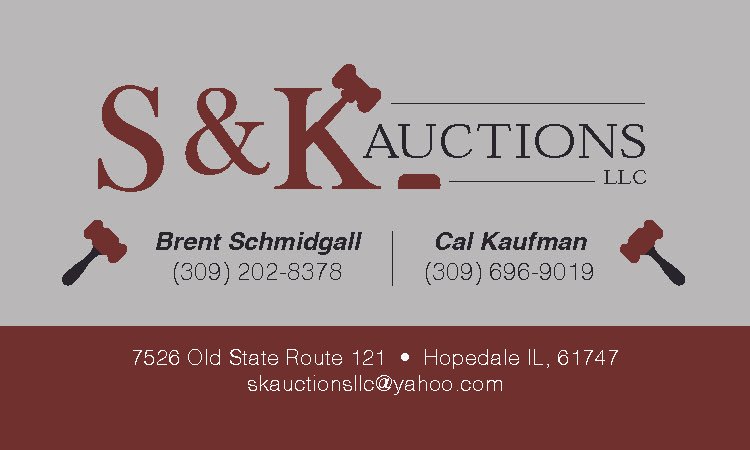 Image for S & K Auctions LLC Farm & Construction Consignment Auction 8-30-2025