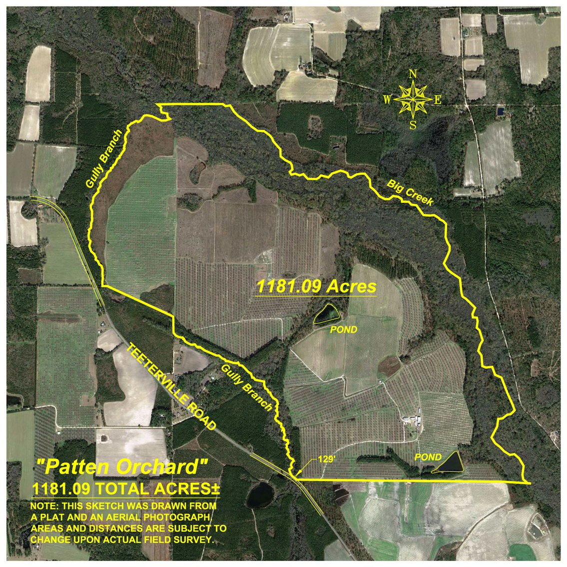 Image for 1,181± Acres – Patten Orchard - Premium Irrigated Pecan Operation - Long-Term Orchard Income w/ Improvements - Merchantable Timber Stand & Creek Frontage