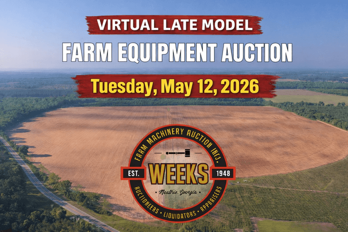 Image for VIRTUAL LATE MODEL FARM EQUIPMENT AUCTION - Tuesday, May 12, 2026