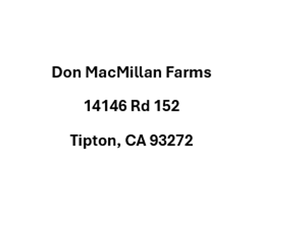 Image for Don MacMillan Farms-December 12th 2025