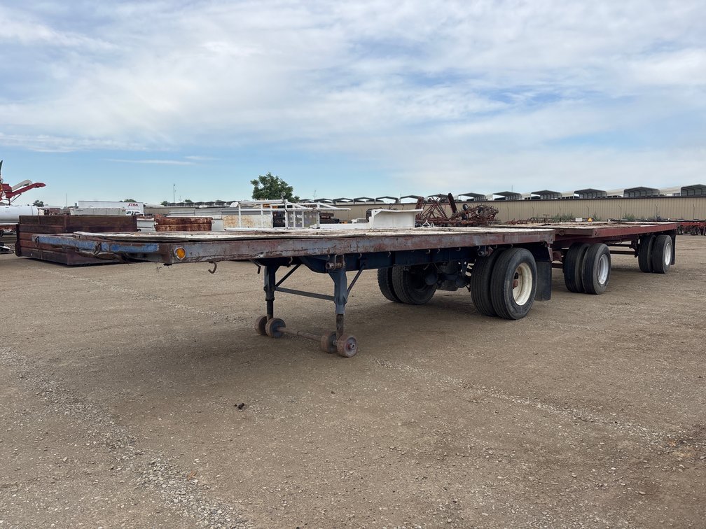 Set of 24Ft Flatbed Trailer