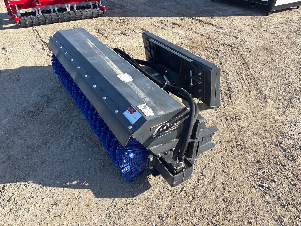 Arteer Skid Steer Rotary Angle Broom Attachment