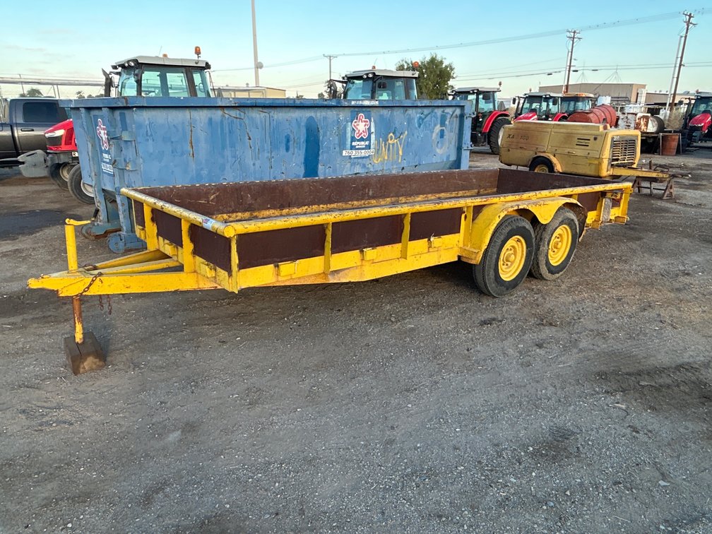Custombuilt 18Ft x 7Ft 6In T/A Utility Trailer