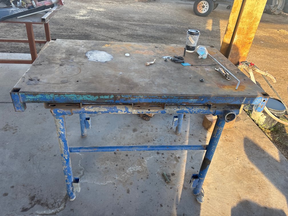 Qty of 7 Metal Working Tables