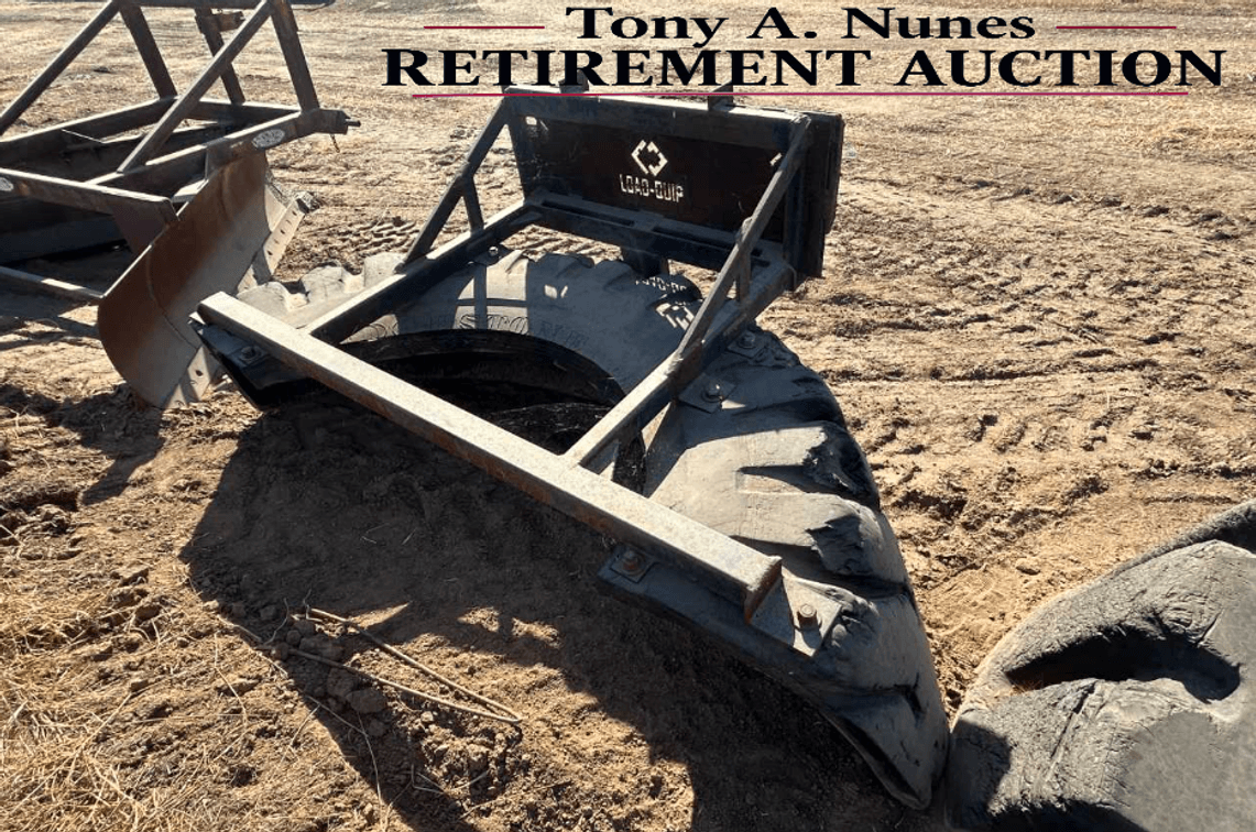 Load-Quip 88in Skid Steer Tire Scraper