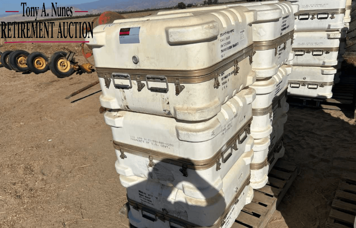 Qty of 6 Insulated Hard Carry Cases