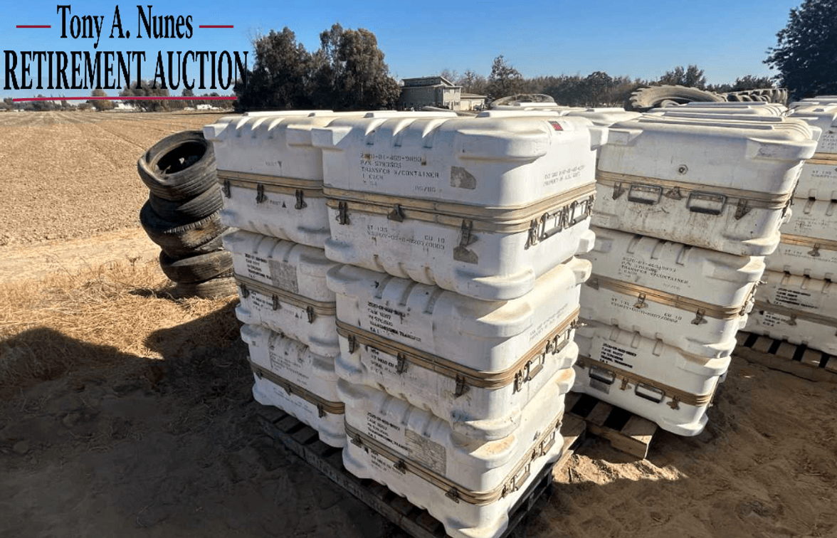 Qty of 6 Insulated Hard Carry Cases