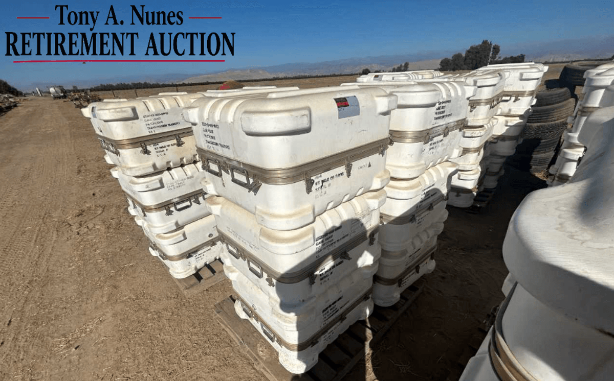 Qty of 6 Insulated Hard Carry Cases