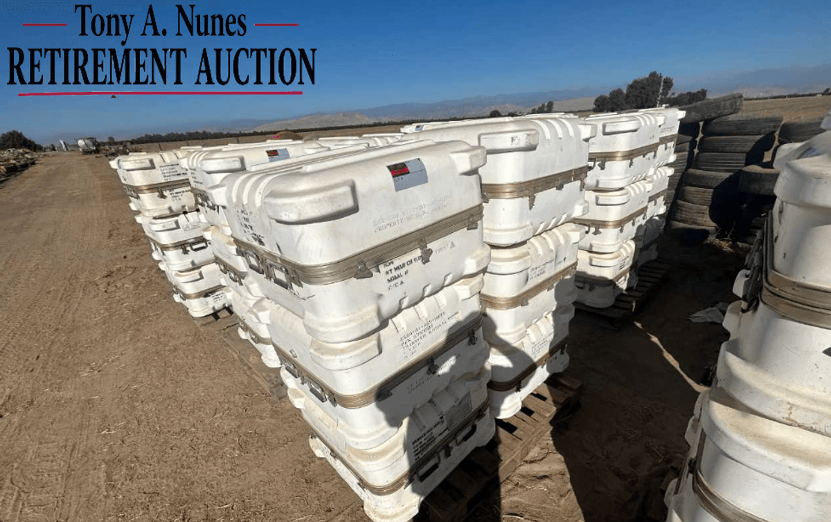 Qty of 6 Insulated Hard Carry Cases