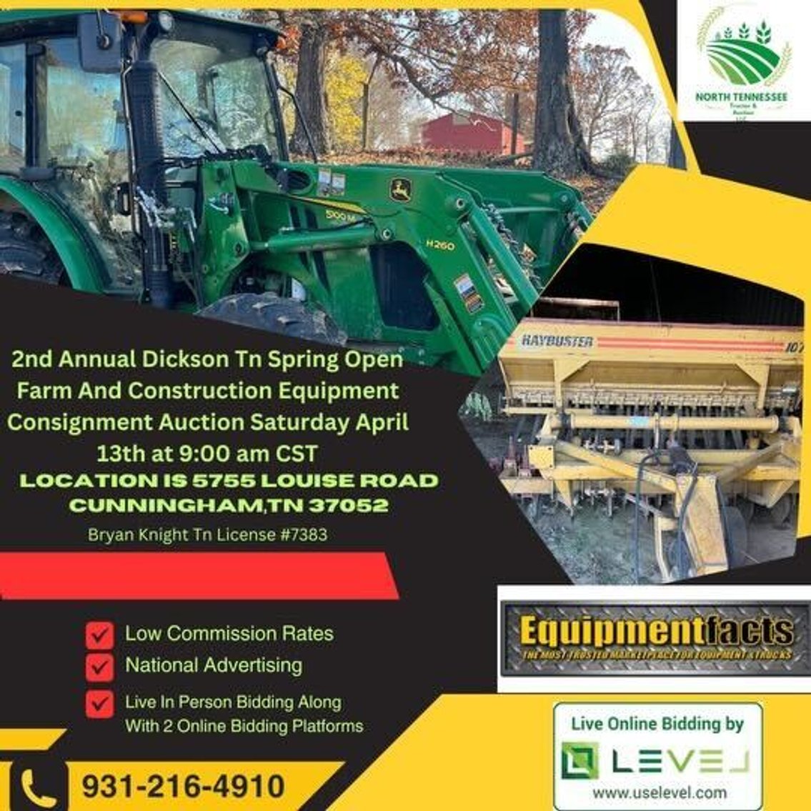 Image for 2nd Annual Dickson, TN Spring Open Farm and Consignment Auction