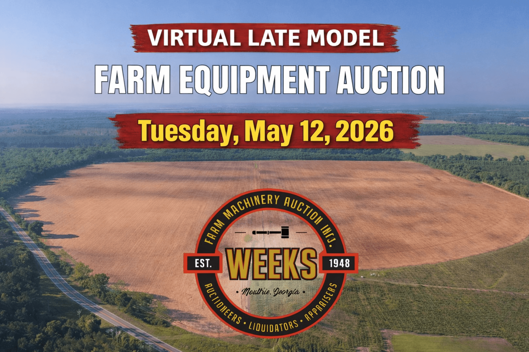 Image for VIRTUAL LATE MODEL FARM EQUIPMENT AUCTION - Tuesday, May 12, 2026
