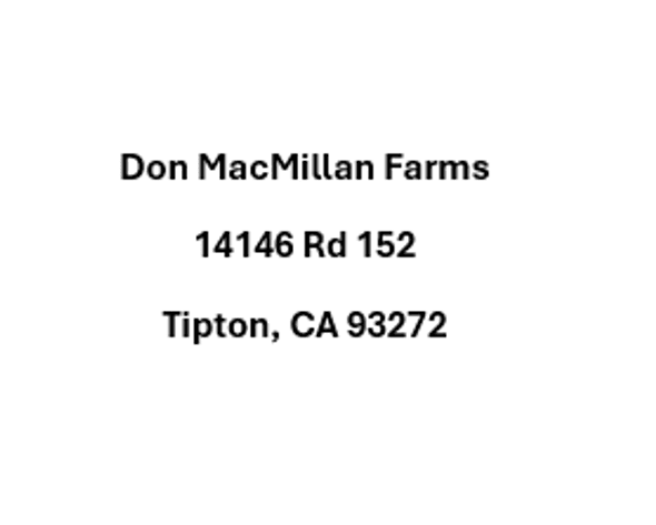 Image for Don MacMillan Farms-December 12th 2025