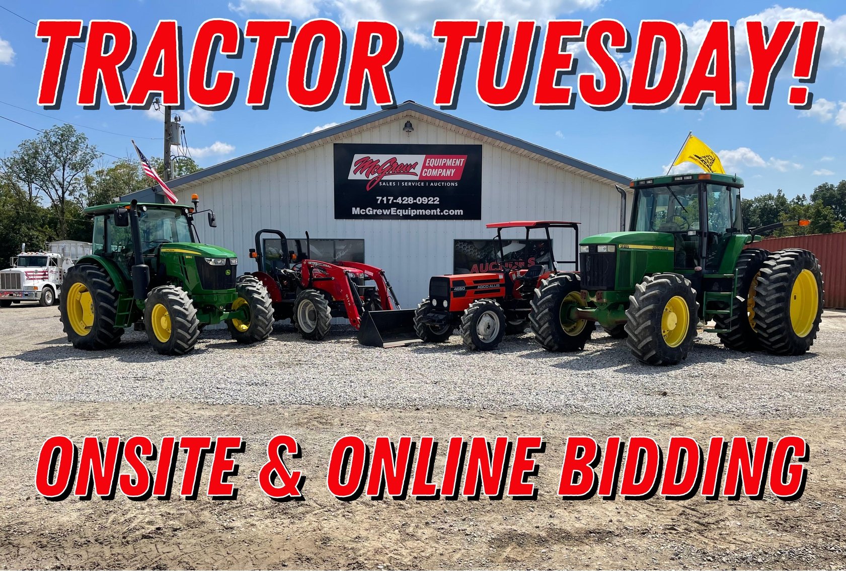 Image for McGrew Equipment ONSITE Auction - TRACTOR TUESDAY