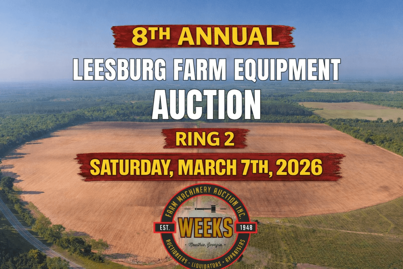Image for RING 2 - 8th Annual Leesburg Farm Equipment Auction - Mar. 7th.