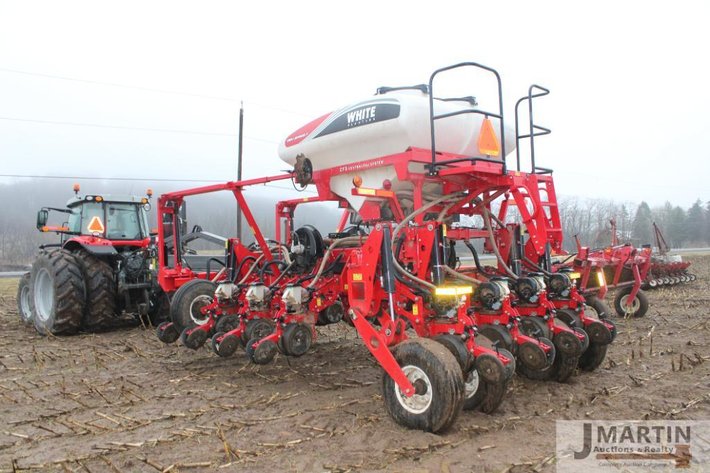 Image for MF White 9800VF 12 row planter