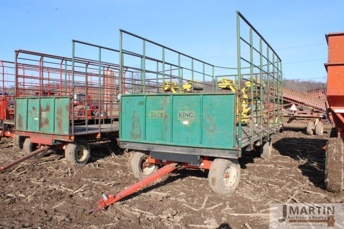 Image for Bale King 8'x 18' bale kicker wagon
