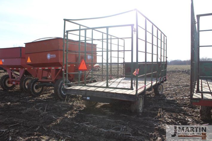 Image for Bale King 8'x 18' bale kicker wagon